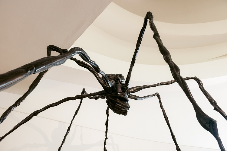 Obra Spider, de Louise Bourgeois em exposição na Fundação Iberê Camargo em Porto Alegre.