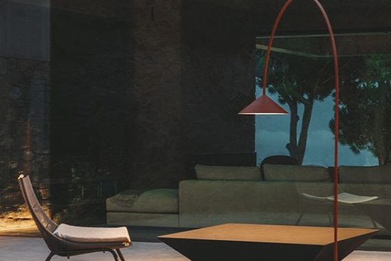 Ambiente com luminária Vibia (fotos divulgação)