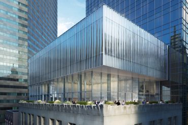 Fachada da Tiffany, em Nova York: Projeto de reforma com fachada de vidro