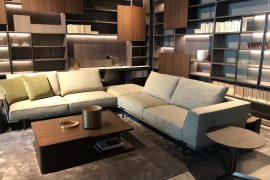 Móveis Molteni no showroom de Milão